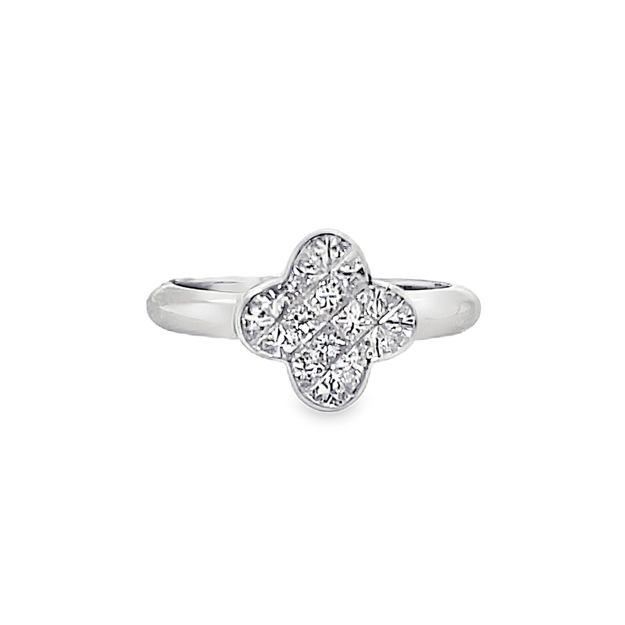 Diamond Cluster Ring