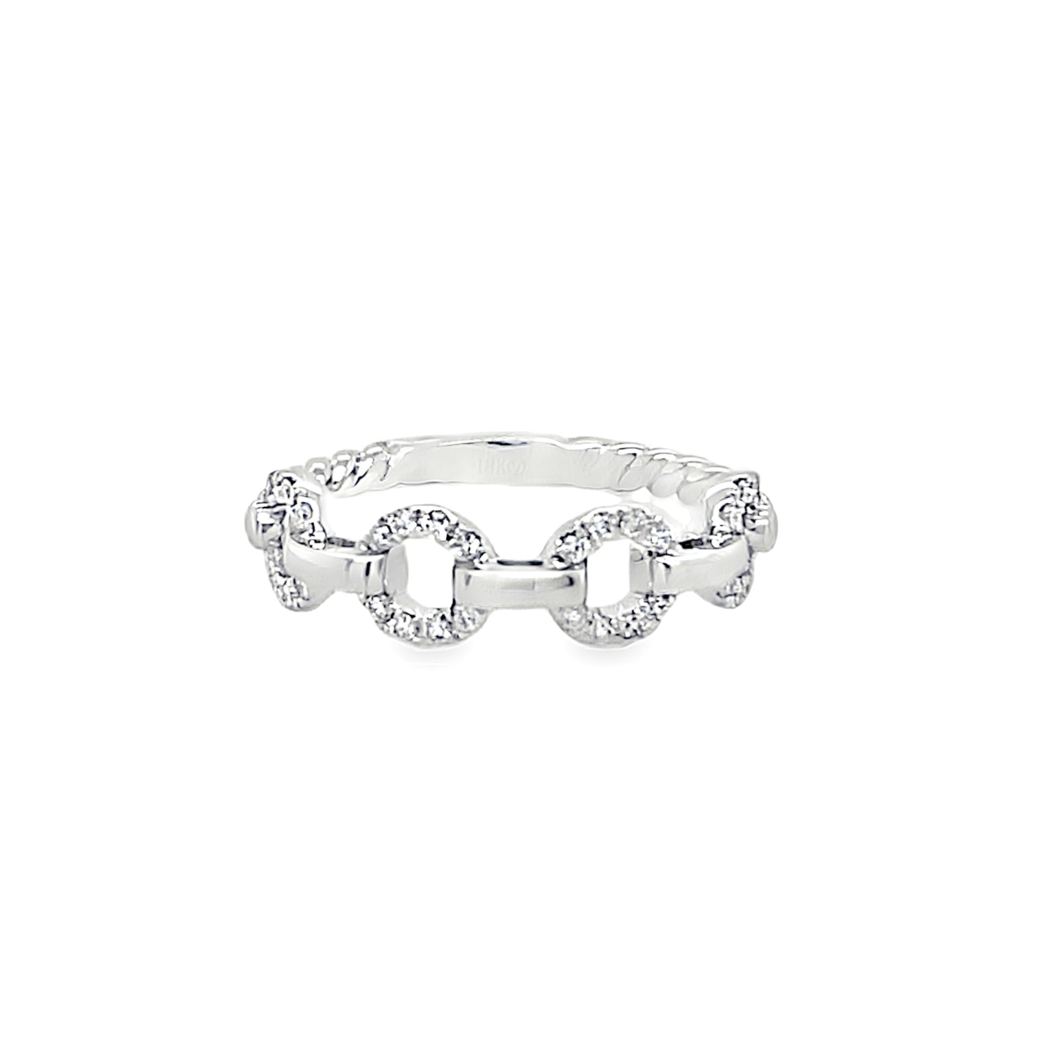 White Gold and Diamond Ring
