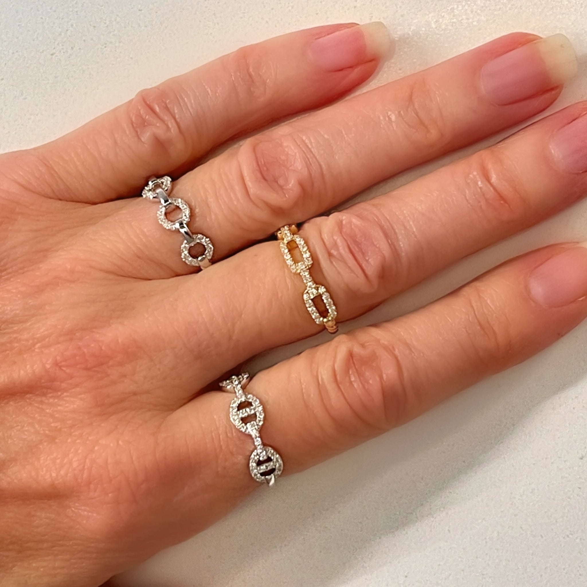 White Gold and Diamond Ring