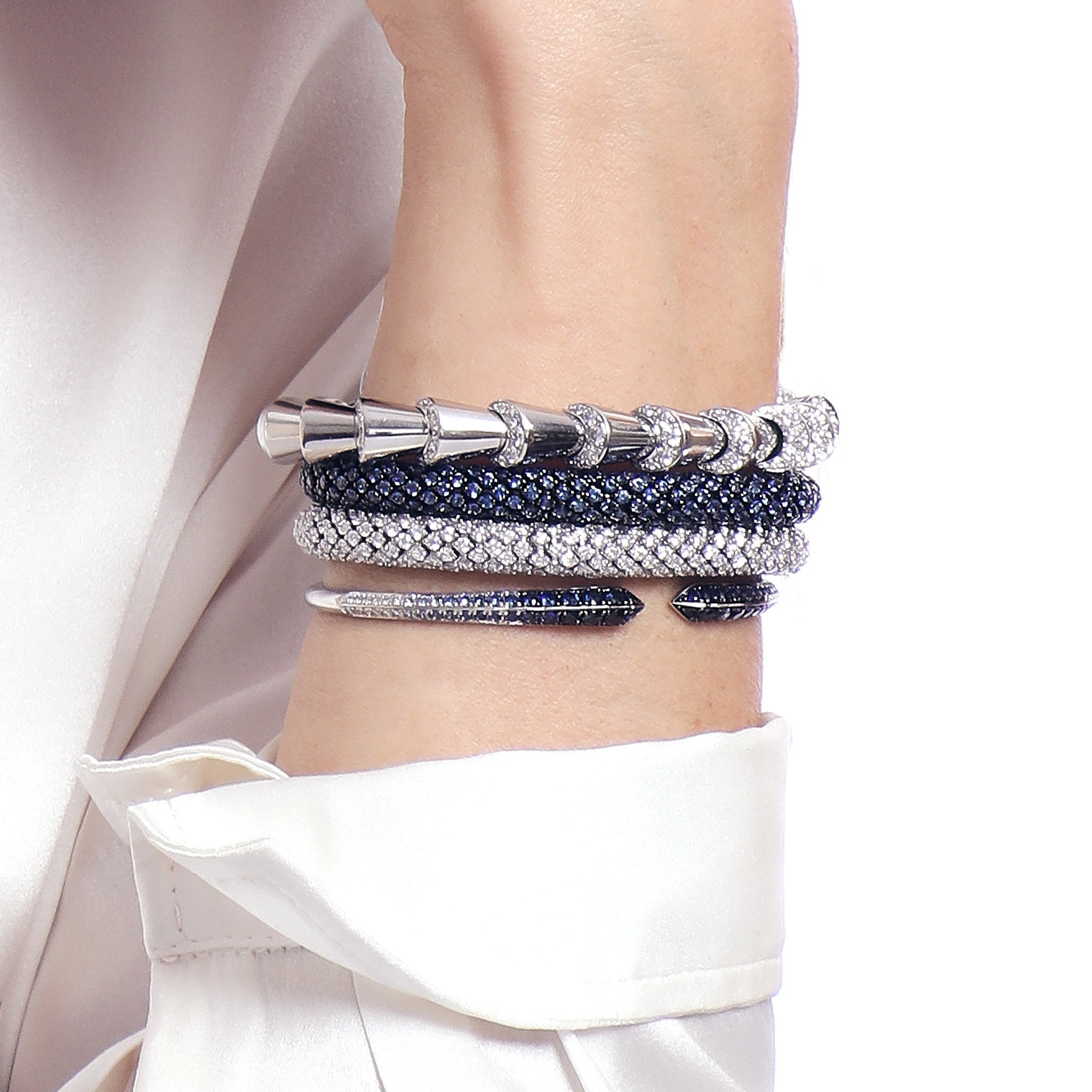 Flexible Diamond Spring Bracelet
