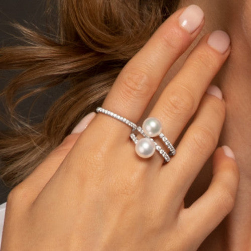 Bead Set Diamond Band