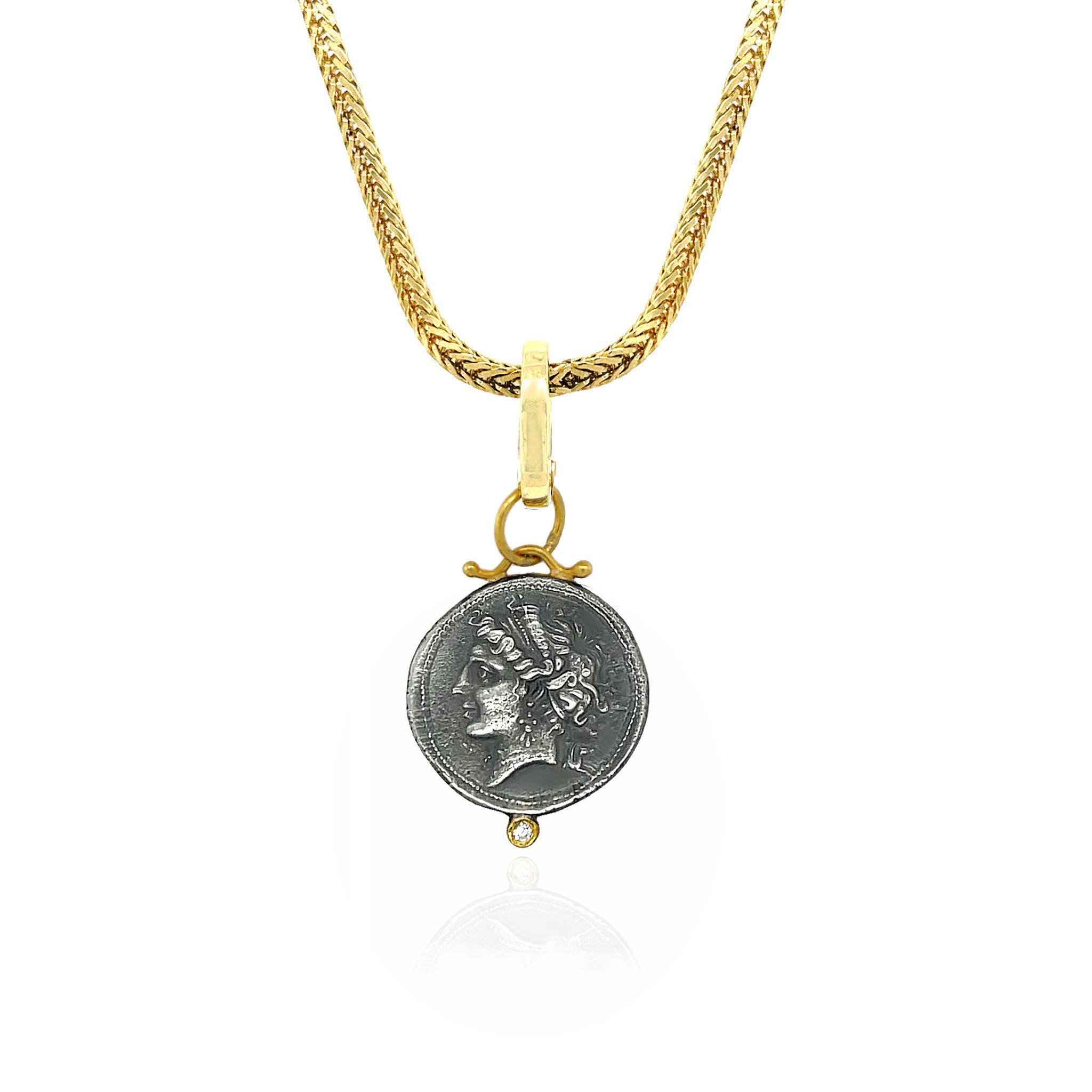 Diana Hunter Goddess Ancient Greek Coin Replica
