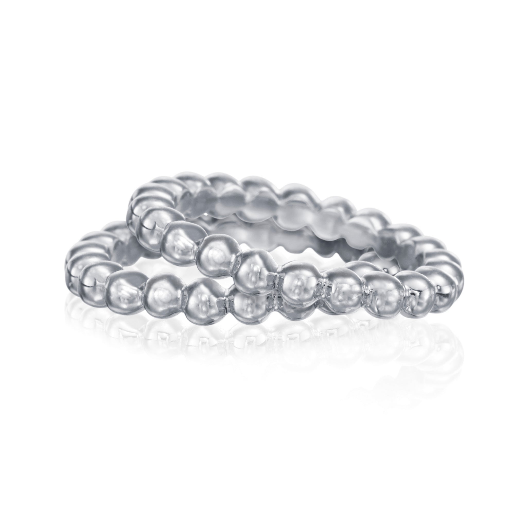 Gold Beaded Guard Ring