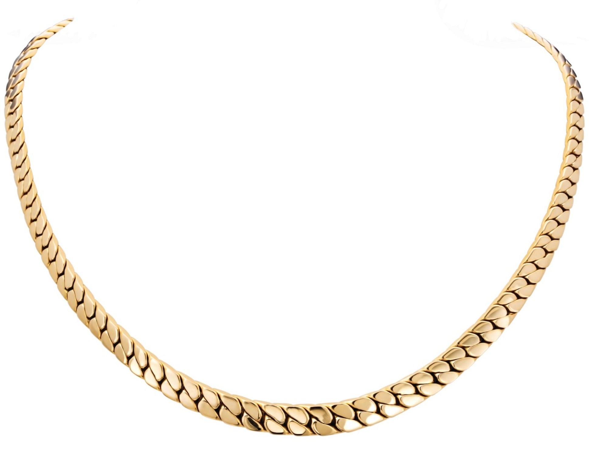 14k Gold Flat Curb Chain