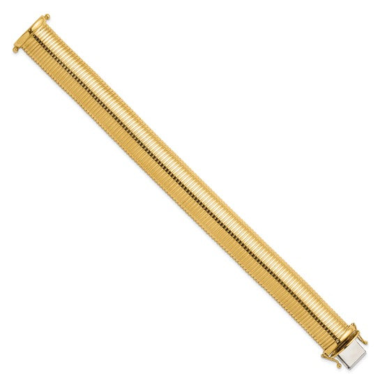 14k Gold Omega Bracelet