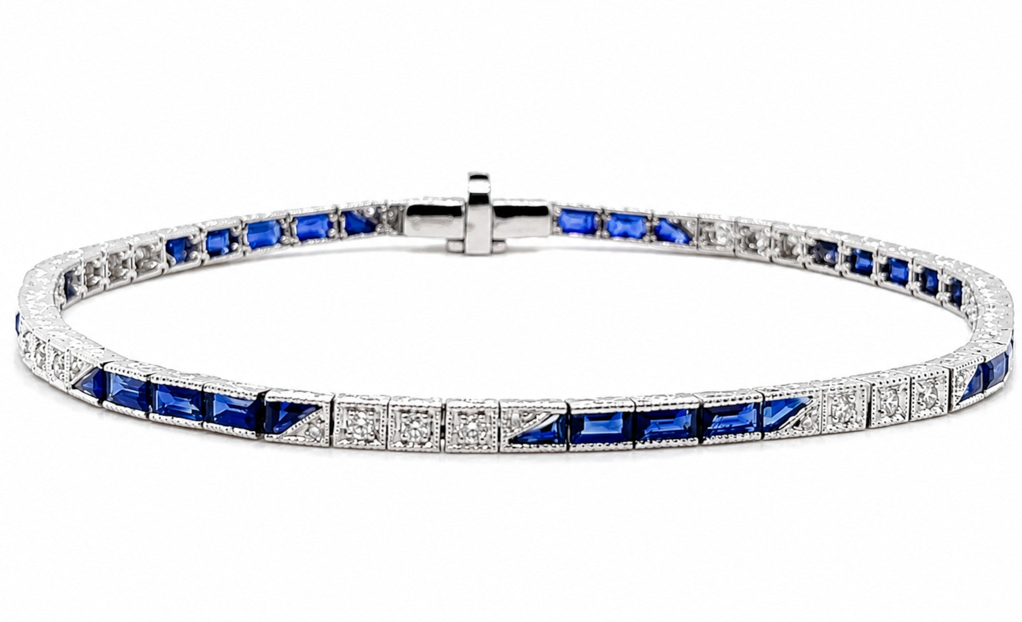 Sapphire and Diamond Bracelet