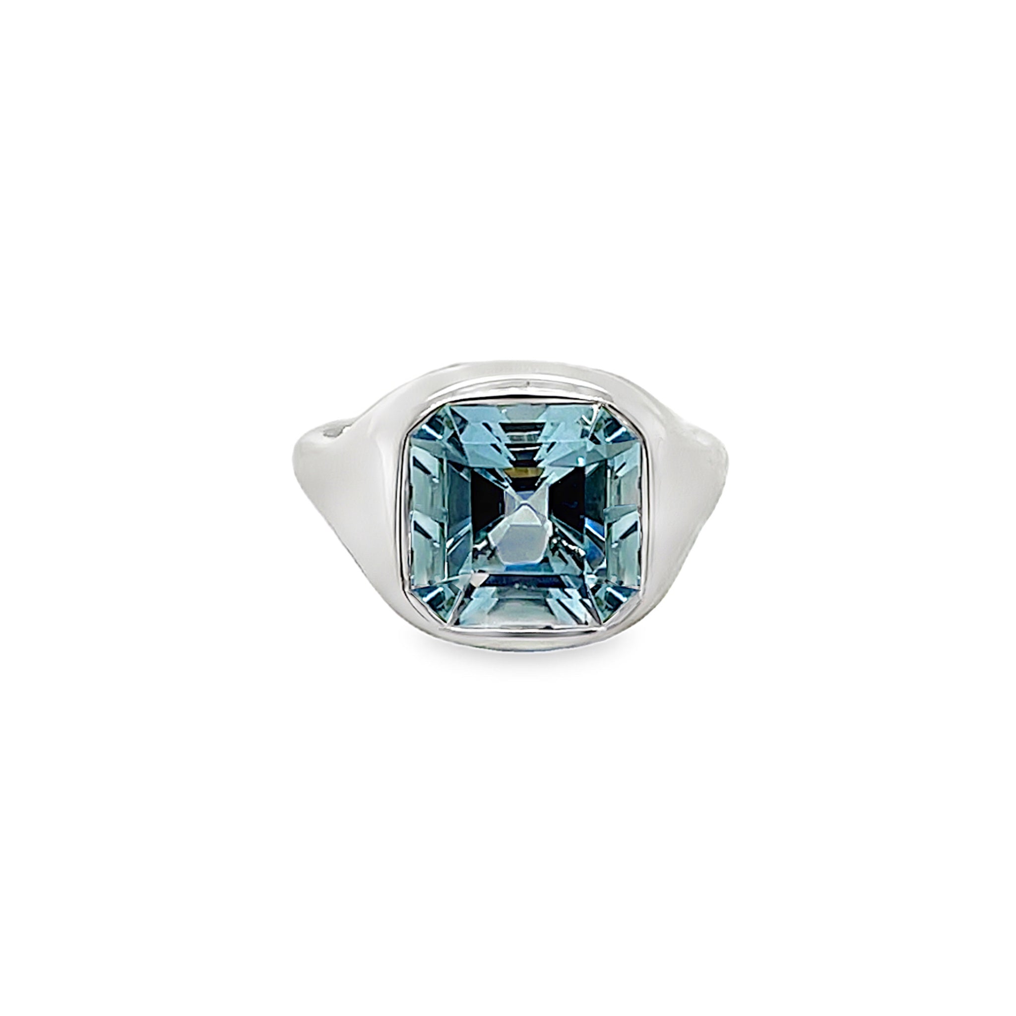 Aquamarine Gypsy Ring