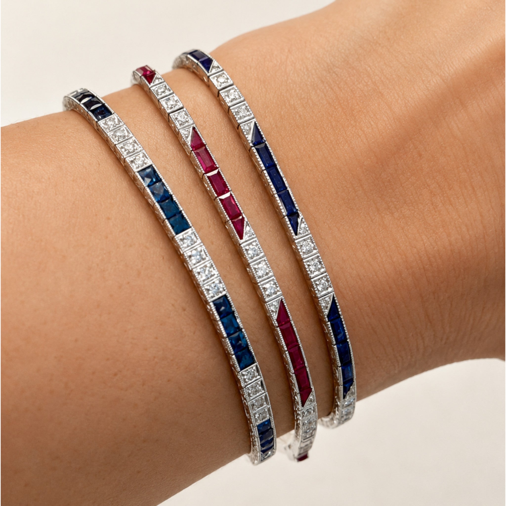 Ruby and Diamond Bracelet