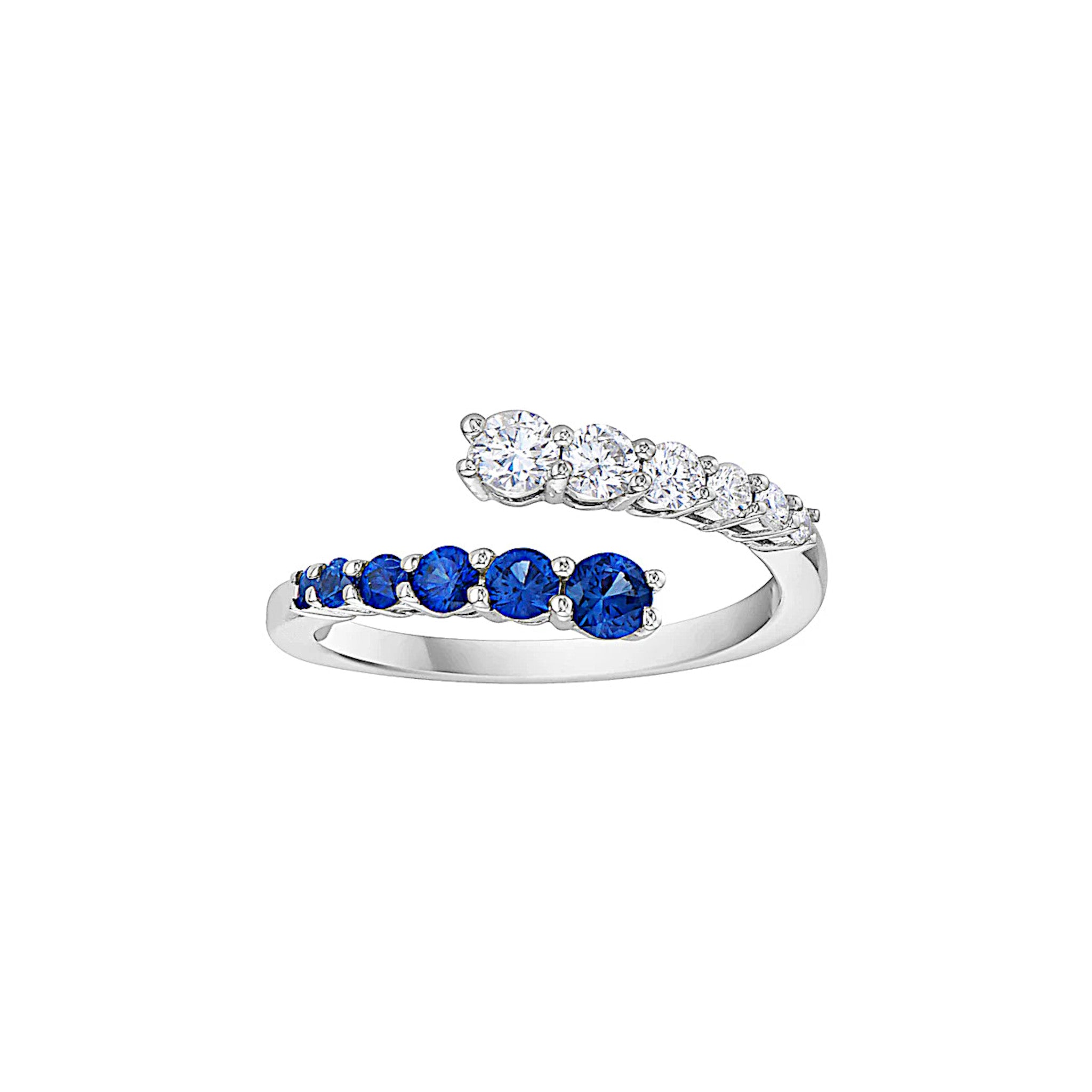 Diamond and Sapphire Ring