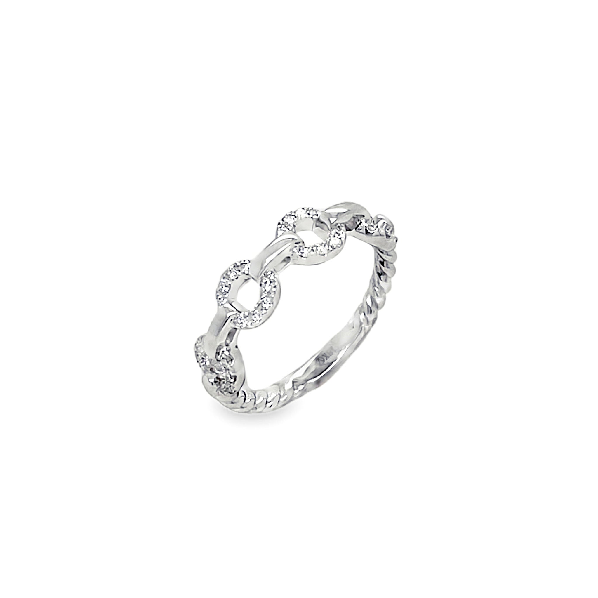 White Gold and Diamond Ring