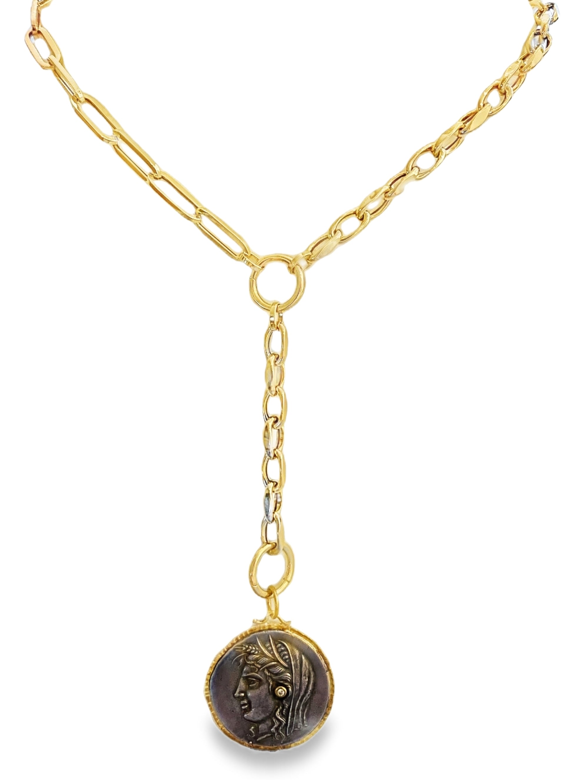 14k Gold Y Necklace