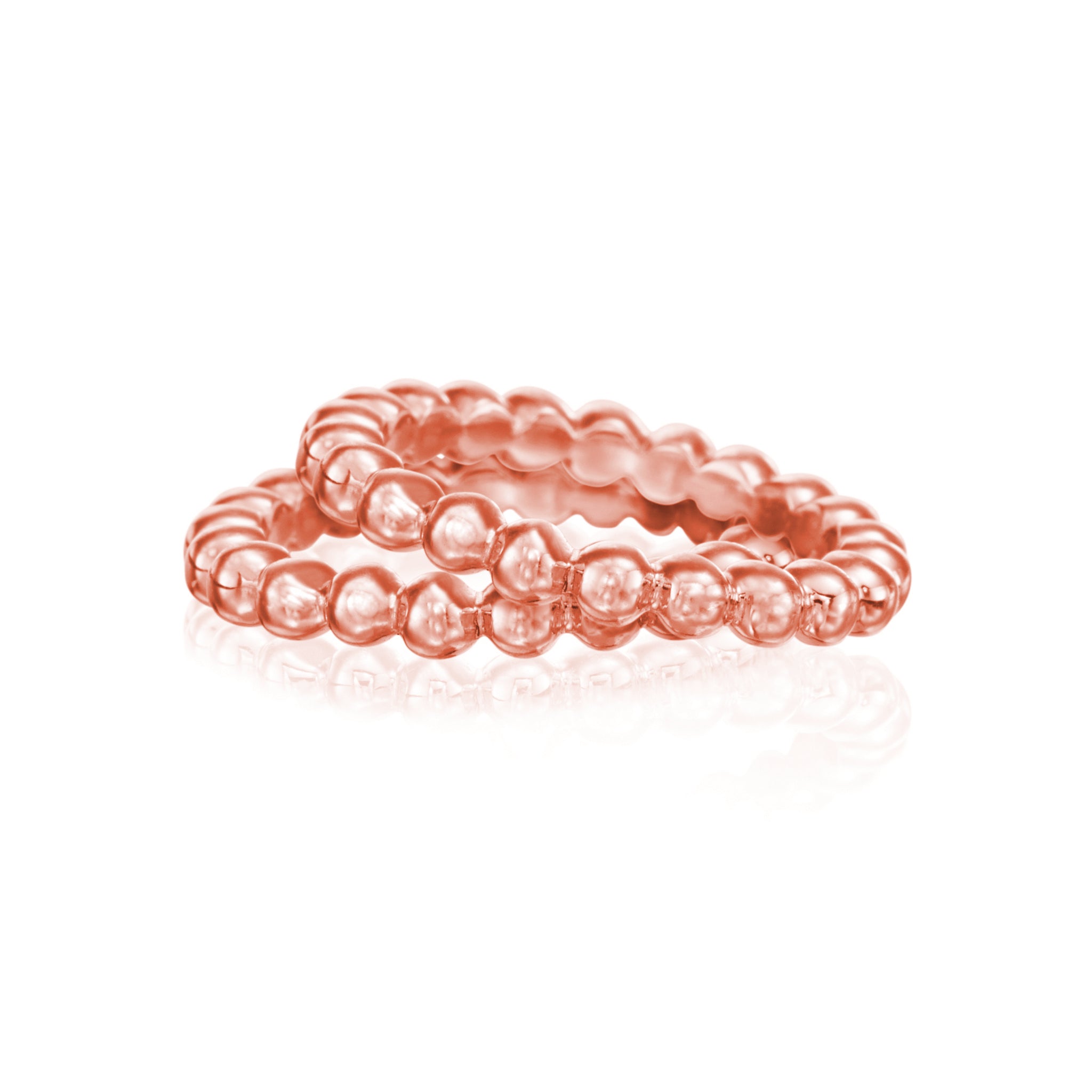 Gold Beaded Guard Ring