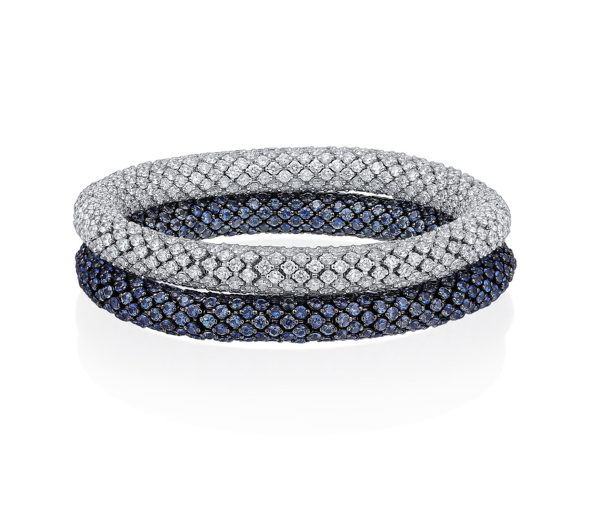 Flexible Sapphire Spring Bracelet