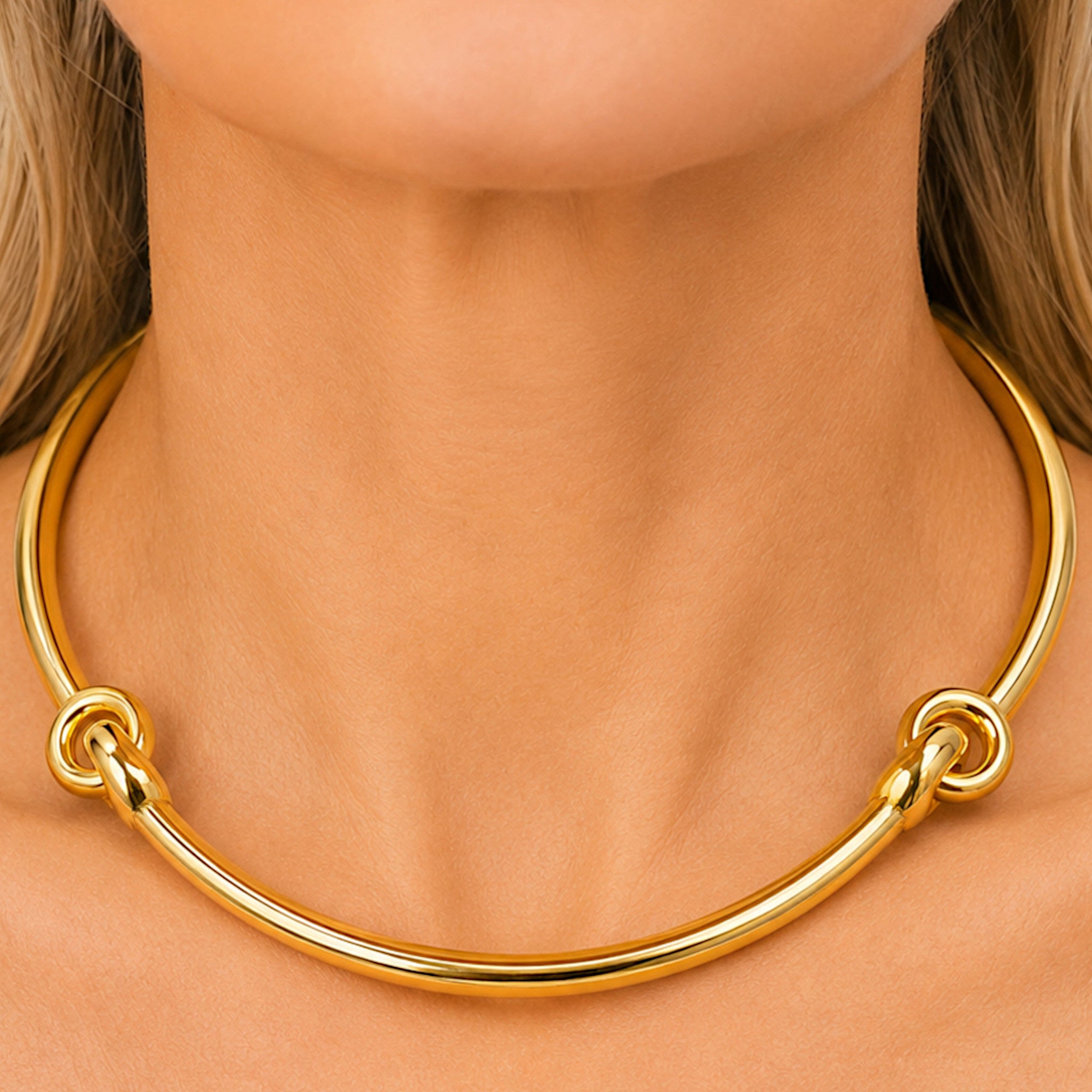 Gold Knot Necklace