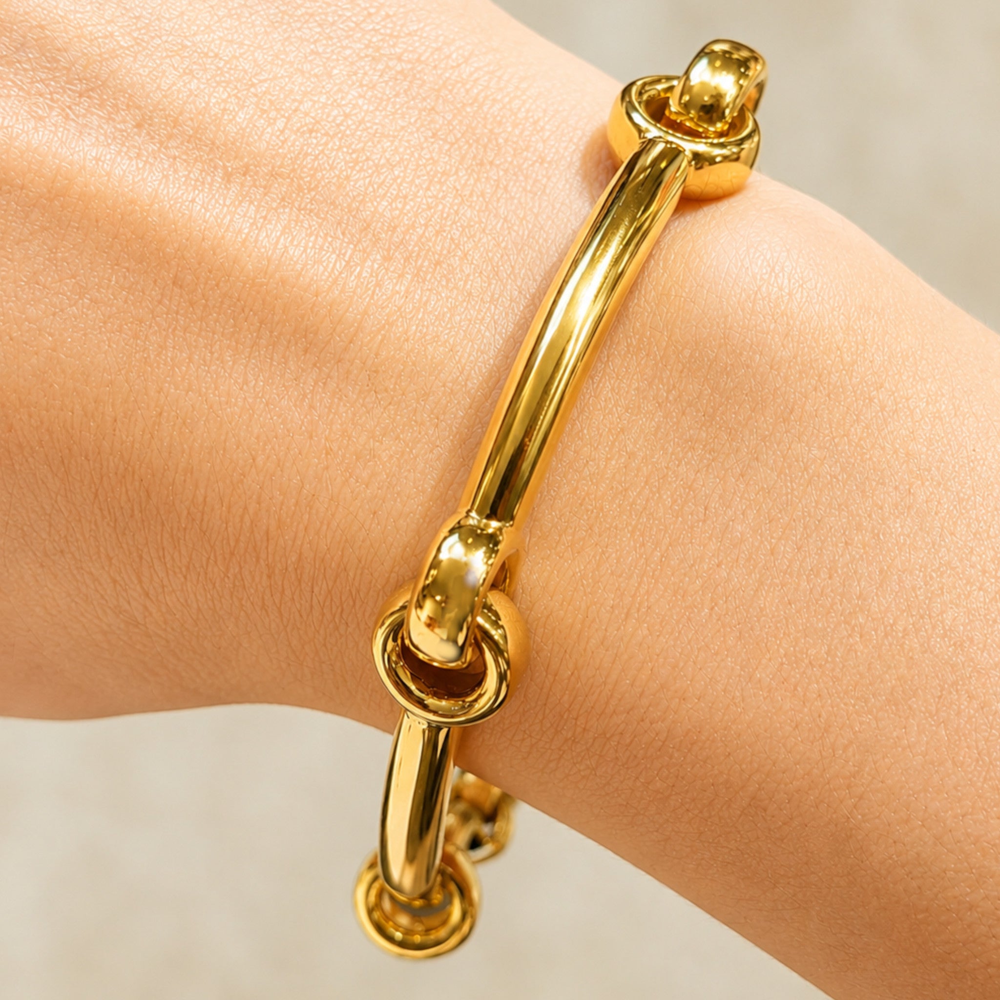 Gold Link Bracelet