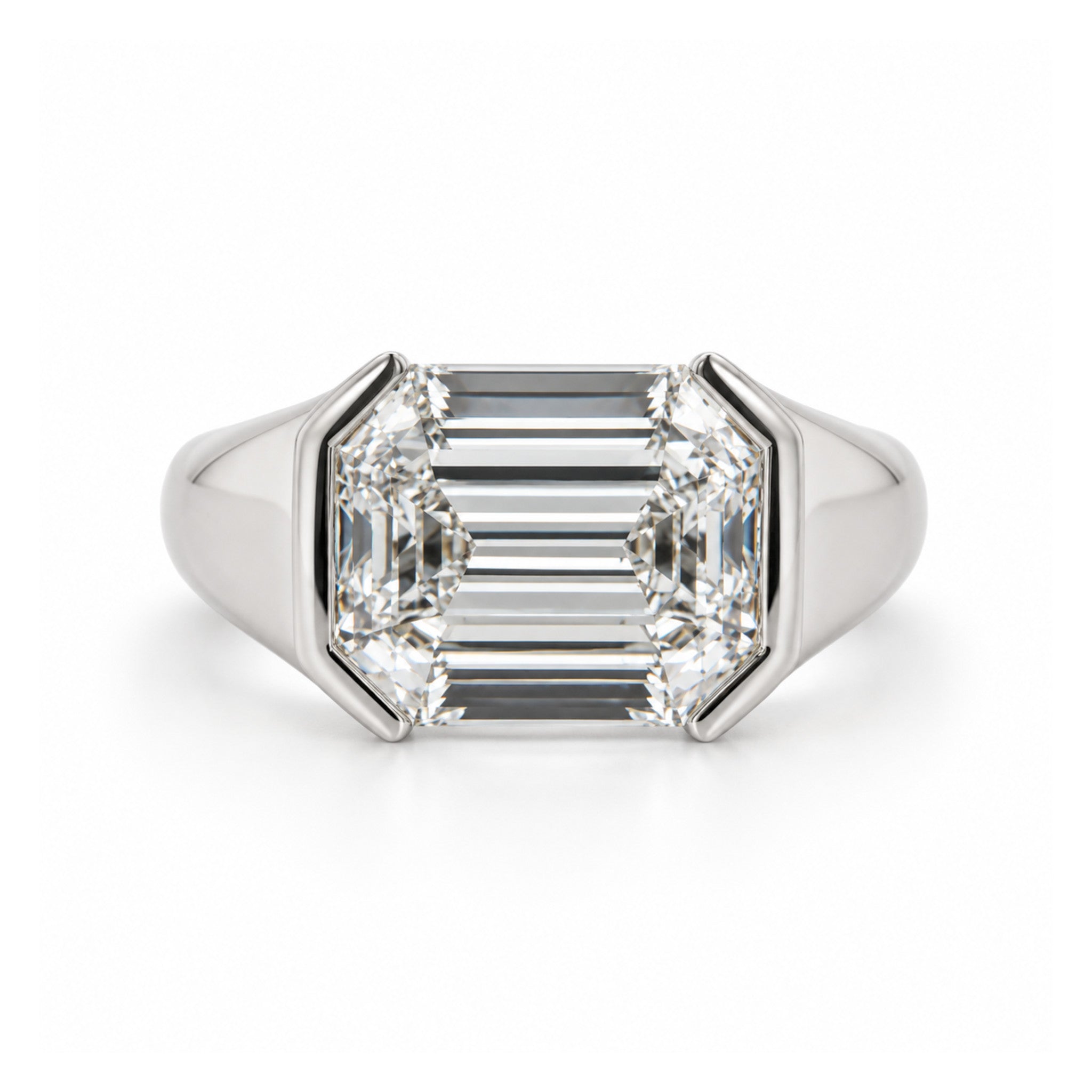 Emerald Cut Diamond Ring