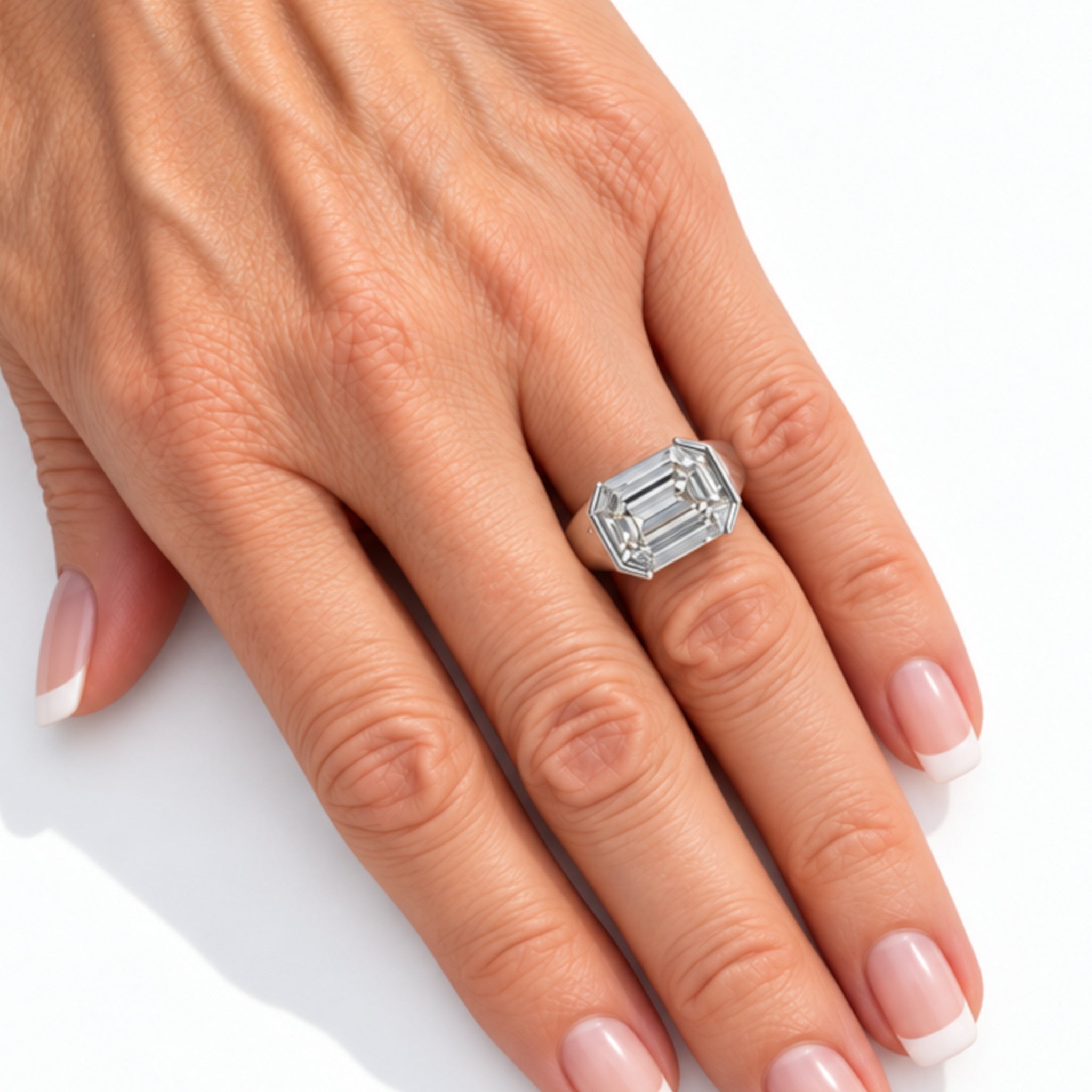 Emerald Cut Diamond Ring