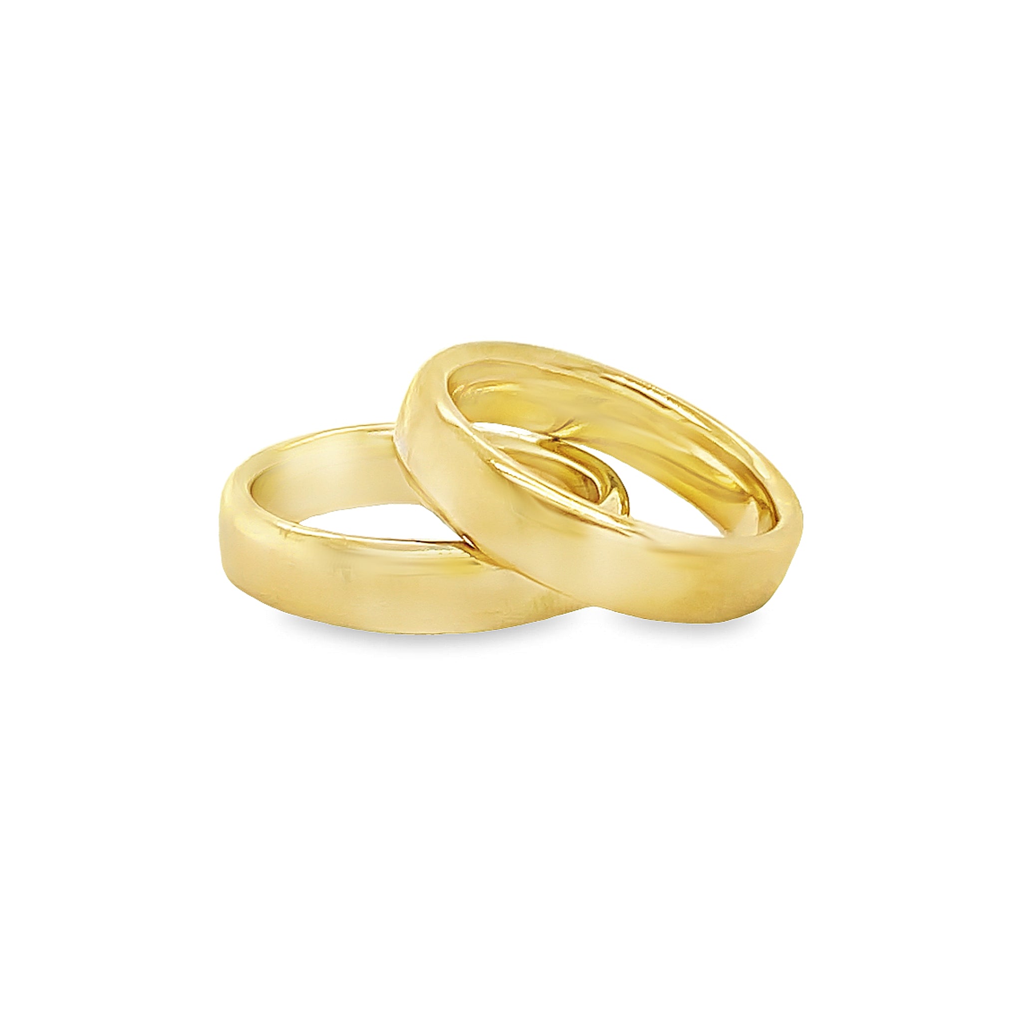 4.7mm Wide 18k Gold Band
