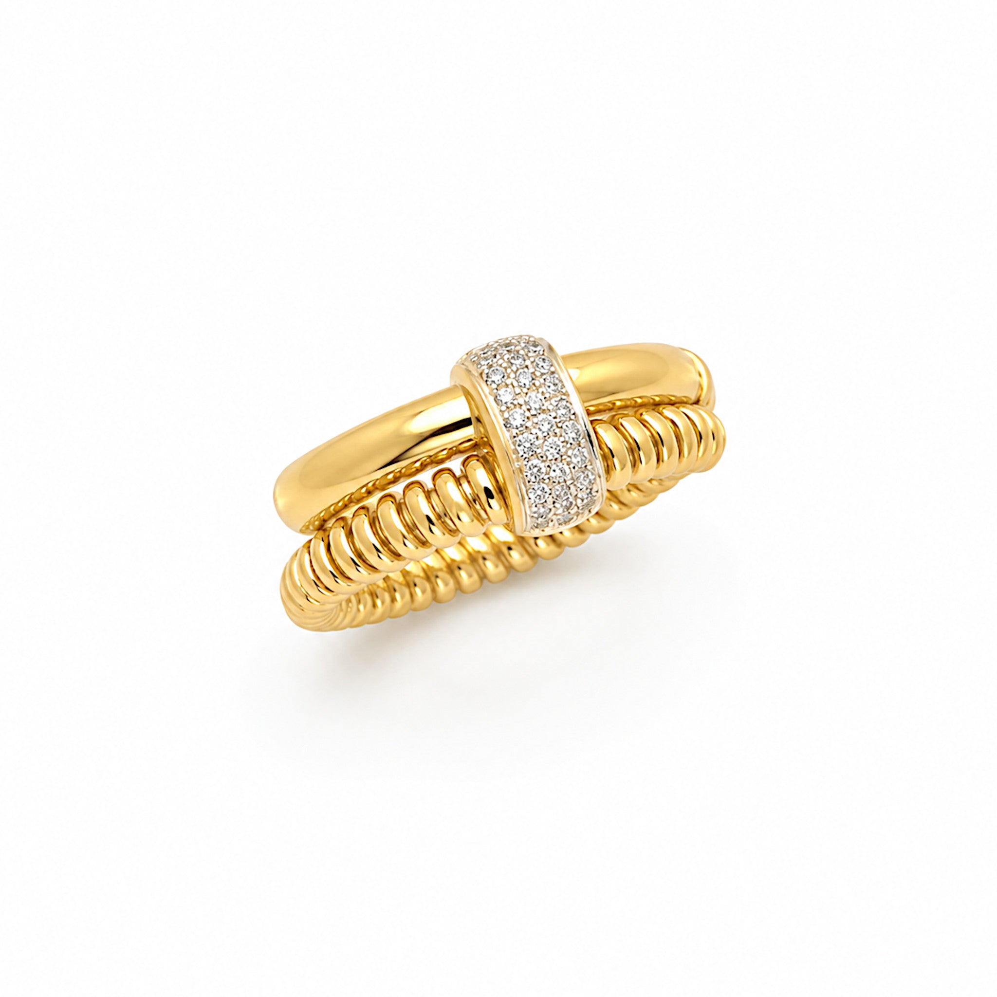 Gold and Diamond Ring