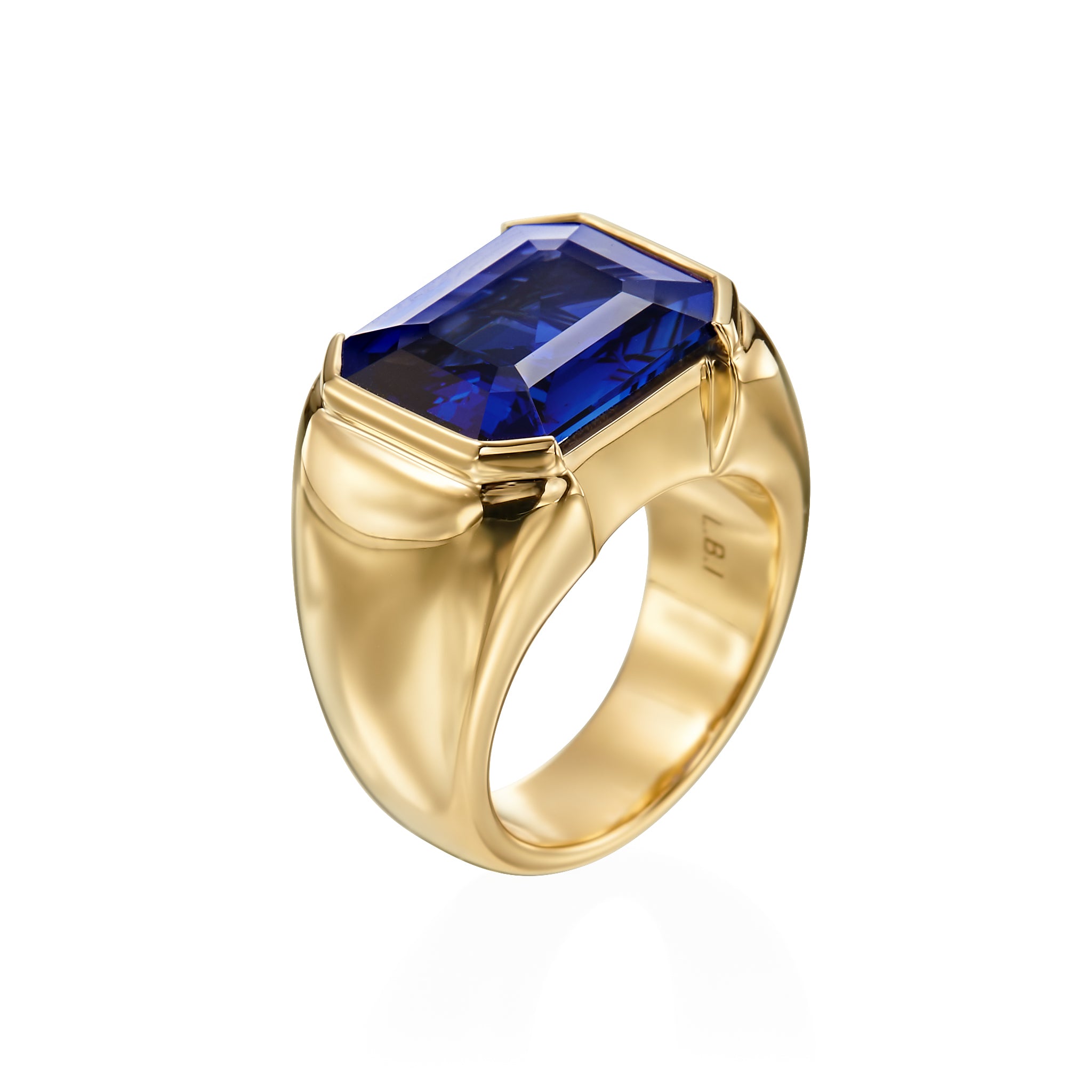Emerald Cut Sapphire Ring