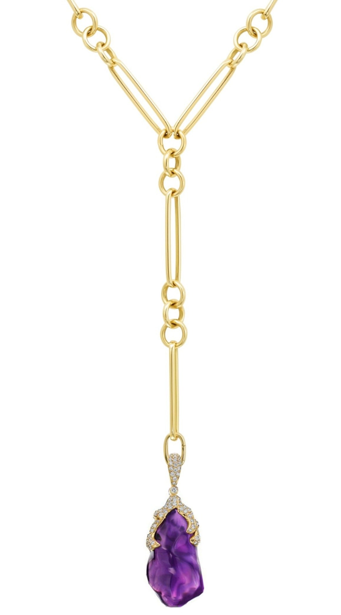 18k Yellow Gold Cable Link Necklace