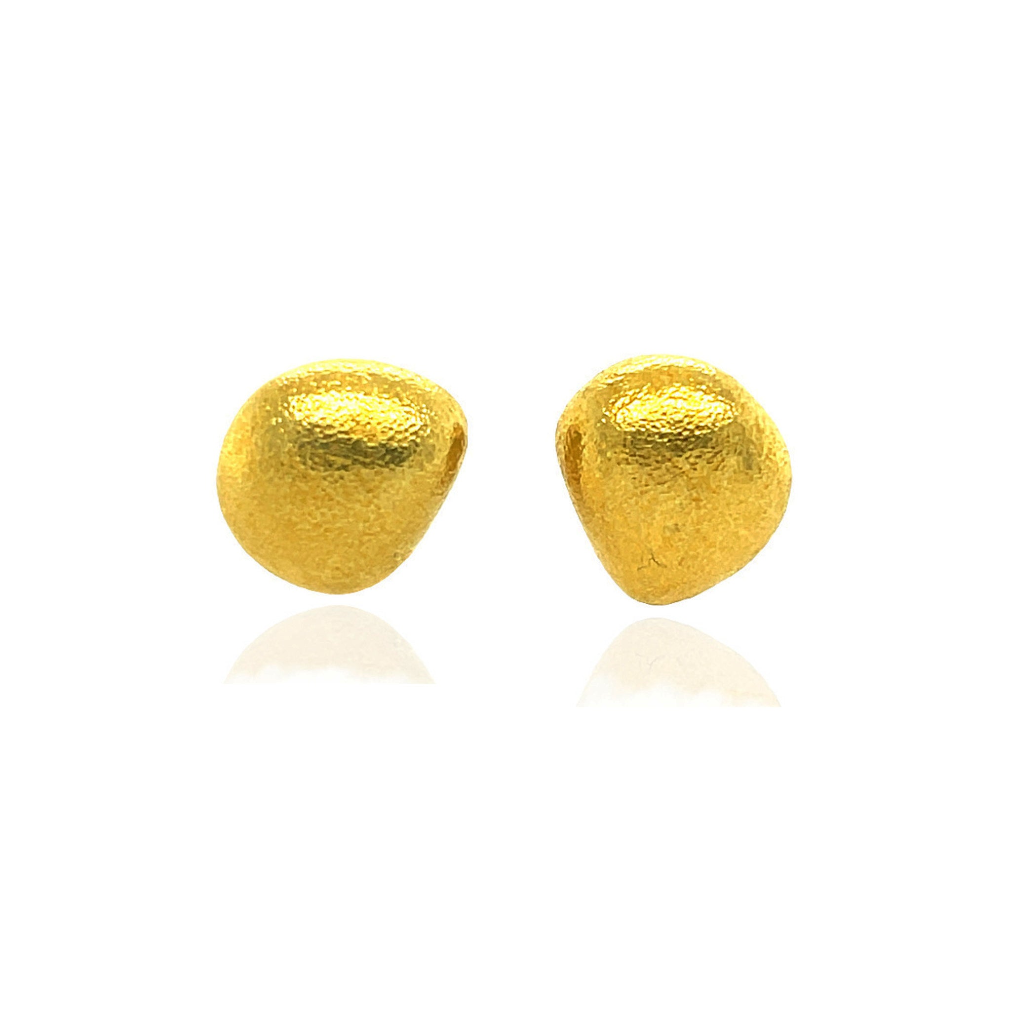 Tiffany & Co. Textured 18k Gold Earclips